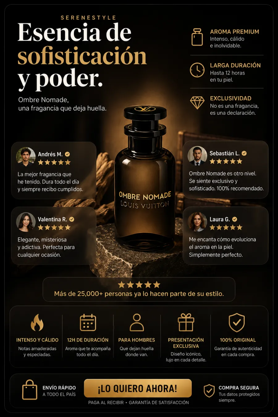 Creativo de perfume premium