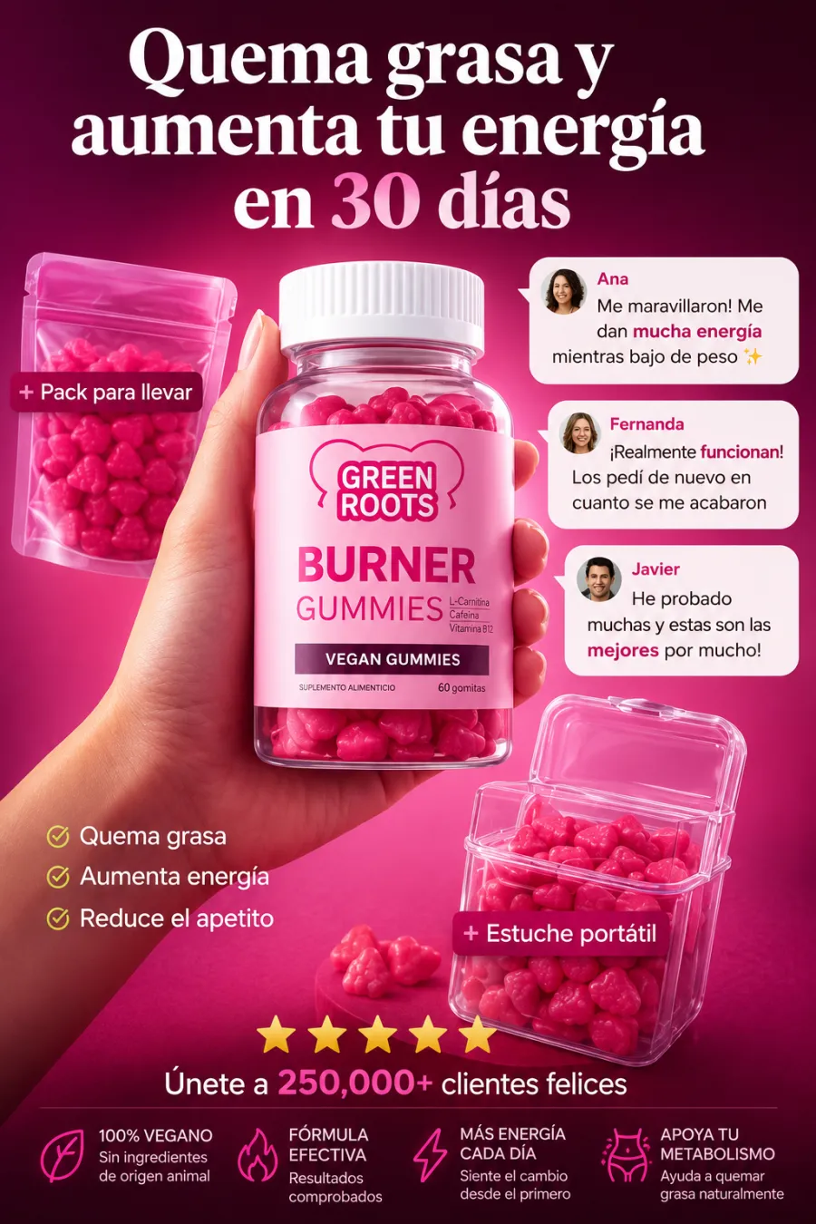 Creativo de gomitas burner